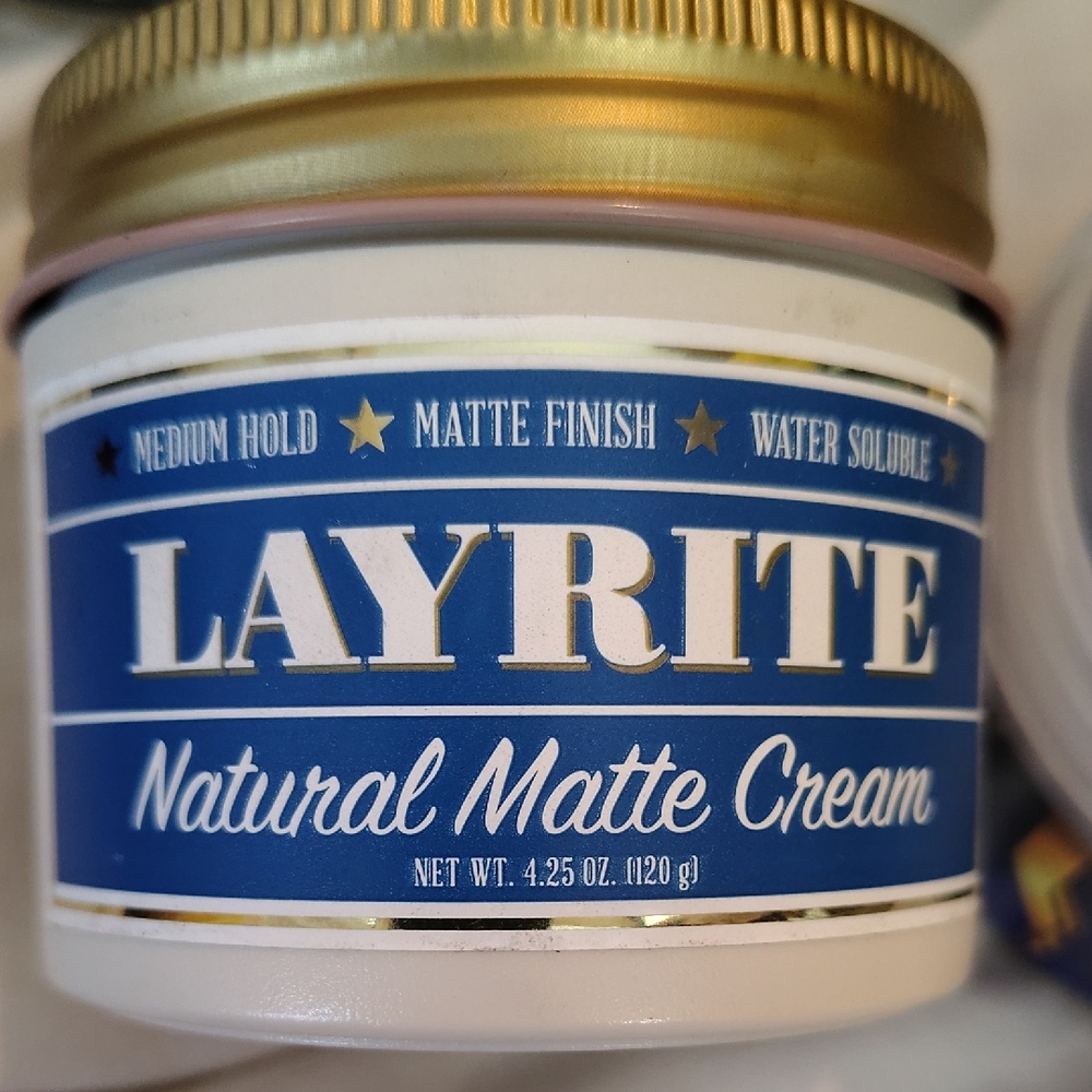 Natural Matte Cream - Blue and Gold